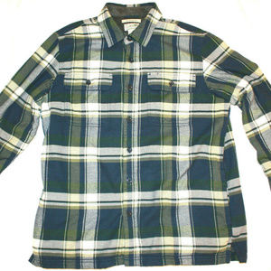 L.L. Bean Mens Fleece Lined Flannel Size Large